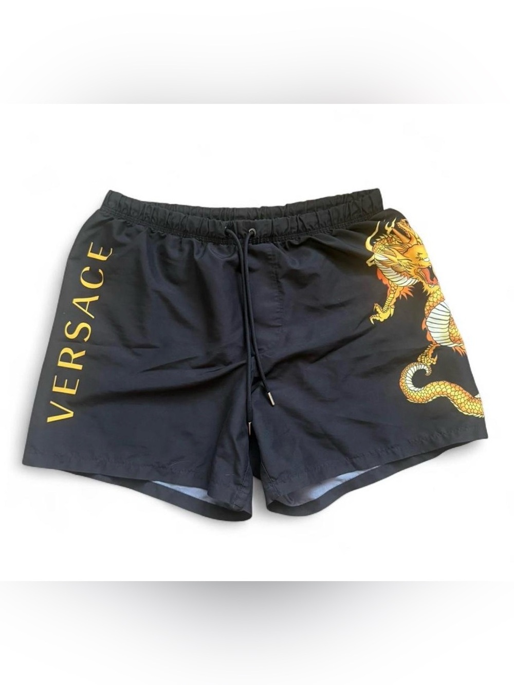 Versace Dragon Swim Shorts Size 4 IT / Medium International.